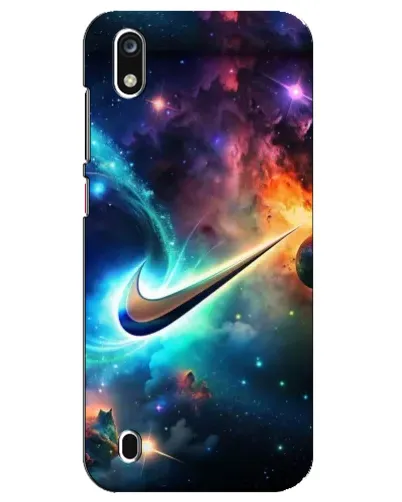 Чехол для ZTE Blade A7 (2019) с картинкой «Космический Nike Swoosh»