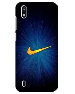 Чехол для ZTE Blade A7 (2019) с картинкой «Синий пульс Nike»