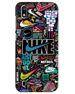 Чехол для ZTE Blade A7 (2019) с картинкой «Яркий коллаж Nike»