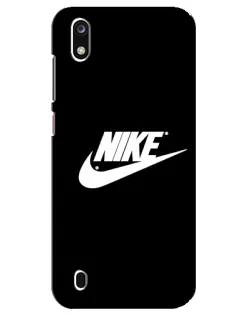 Чехол для ZTE Blade A7 (2019) с картинкой «Мазки краски Nike»