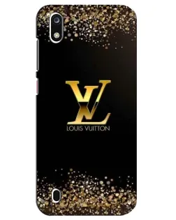 Чехол для ZTE Blade A7 (2019) с картинкой «LV — золотые искры»