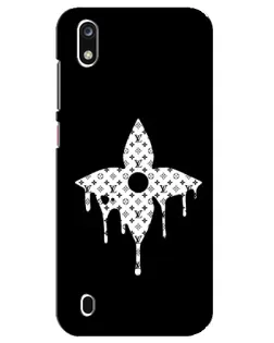 Чехол для ZTE Blade A7 (2019) с картинкой «Цветочная монограмма»
