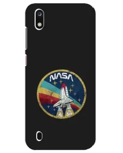 Чехол для ZTE Blade A7 (2019) с картинкой «NASA — эмблема миссии»