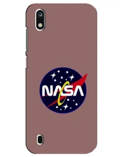 Чехол для ZTE Blade A7 (2019) с картинкой «NASA — ретро космос»