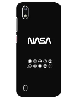 Чехол для ZTE Blade A7 (2019) с картинкой «NASA — технический принт»