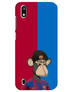 Чехол для ZTE Blade A7 (2019) с картинкой «Bored Ape — фанат Барсы»