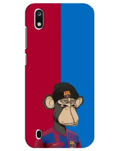 Чехол для ZTE Blade A7 (2019) с картинкой «Bored Ape — фанат Барсы»