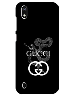 Чехол для ZTE Blade A7 (2019) с картинкой «Gucci — серебряная змея»