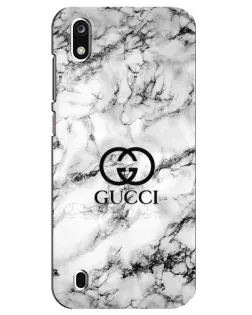 Чехол для ZTE Blade A7 (2019) с картинкой «Gucci — мраморный шик»