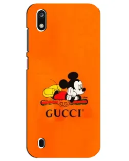 Чохол для ZTE Blade A7 (2019) з картинкою «Міккі Маус Gucci — помаранч»