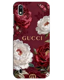 Чохол для ZTE Blade A7 (2019) з картинкою «Gucci — бордові троянди»