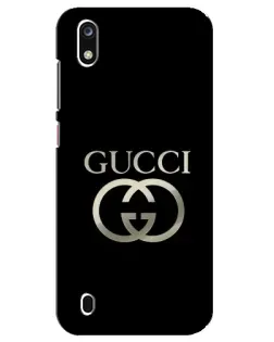 Чохол для ZTE Blade A7 (2019) з картинкою «Gucci — золото на чорному»