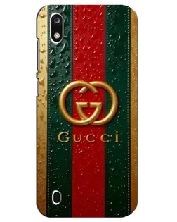 Чохол для ZTE Blade A7 (2019) з картинкою «Gucci — фірмова смуга та золото»