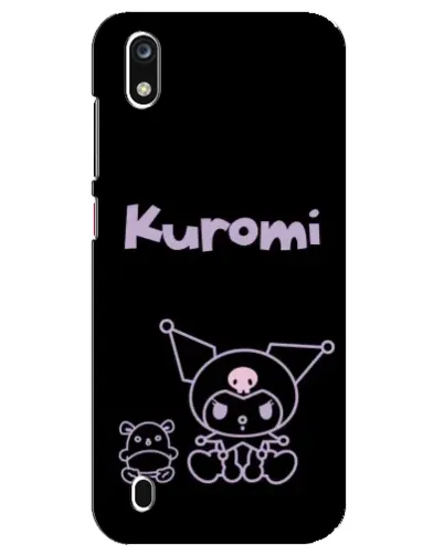 Чехол для ZTE Blade A7 (2019) с картинкой «Kuromi — черный минимализм» Чехол для ZTE Blade A7 (2019) с картинкой «Kuromi — черный минимализм»