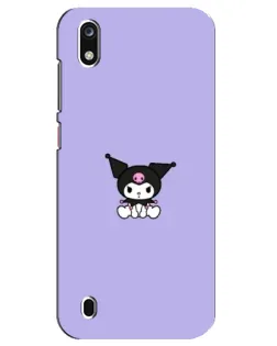 Чехол для ZTE Blade A7 (2019) с картинкой «Kuromi — фиолетовый минимализм»