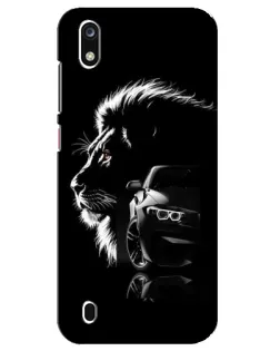 Чехол для ZTE Blade A7 (2019) с картинкой «BMW и лев»