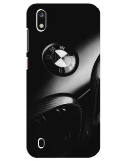 Чехол для ZTE Blade A7 (2019) с картинкой «Эмблема BMW — макро»