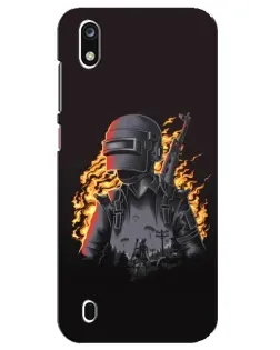Чехол для ZTE Blade A7 (2019) с картинкой «PUBG — огненный силуэт» Чехол для ZTE Blade A7 (2019) с картинкой «PUBG — огненный силуэт»