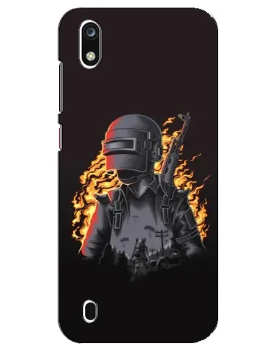 Чехол для ZTE Blade A7 (2019) с картинкой «PUBG — огненный силуэт» Чехол для ZTE Blade A7 (2019) с картинкой «PUBG — огненный силуэт»