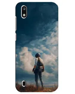 Чехол для ZTE Blade A7 (2019) с картинкой «Герой PUBG на скале» Чехол для ZTE Blade A7 (2019) с картинкой «Герой PUBG на скале»