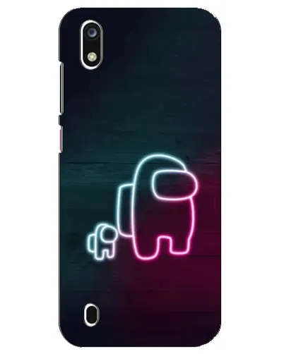 Чехол для ZTE Blade A7 (2019) с картинкой «Among Us неон-арт» Чехол для ZTE Blade A7 (2019) с картинкой «Among Us неон-арт»