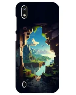 Чехол для ZTE Blade A7 (2019) с картинкой «Вид из пещеры»