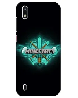 Чехол для ZTE Blade A7 (2019) с картинкой «Minecraft Diamond лого»