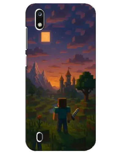 Чехол для ZTE Blade A7 (2019) с картинкой «Стив у башни» Чехол для ZTE Blade A7 (2019) с картинкой «Стив у башни»