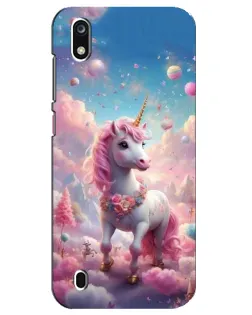 Чехол для ZTE Blade A7 (2019) с картинкой «Единорог среди облаков»