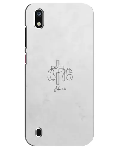 Чехол для ZTE Blade A7 (2019) с картинкой «Иоанна 3:16 Крест»