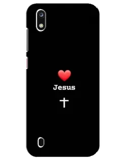 Чехол для ZTE Blade A7 (2019) с картинкой «Сердце - Jesus» Чехол для ZTE Blade A7 (2019) с картинкой «Сердце - Jesus»