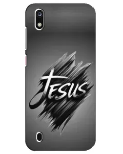 Чехол для ZTE Blade A7 (2019) с картинкой «Надпись Jesus Graffiti»