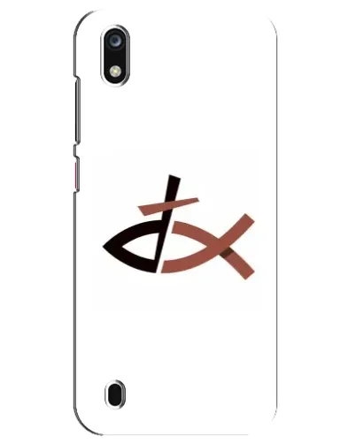 Чехол для ZTE Blade A7 (2019) с картинкой «Рыба и крест»