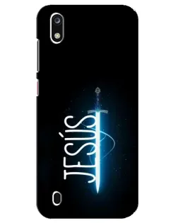 Чехол для ZTE Blade A7 (2019) с картинкой «Меч Духа Jesus»