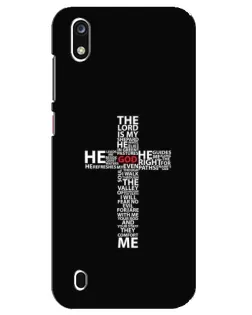 Чехол для ZTE Blade A7 (2019) с картинкой «Текстовый крест» Чехол для ZTE Blade A7 (2019) с картинкой «Текстовый крест»