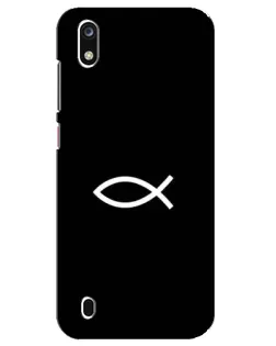 Чехол для ZTE Blade A7 (2019) с картинкой «Символ рыбы Jesus» Чехол для ZTE Blade A7 (2019) с картинкой «Символ рыбы Jesus»