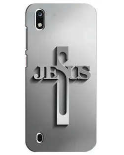 Чехол для ZTE Blade A7 (2019) с картинкой «Металлический крест Jesus» Чехол для ZTE Blade A7 (2019) с картинкой «Металлический крест Jesus»
