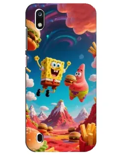 Чехол для ZTE Blade A7 (2019) с картинкой «Космический фастфуд»