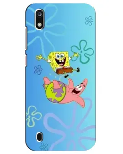 Чехол для ZTE Blade A7 (2019) с картинкой «Спанч Боб и Патрик»