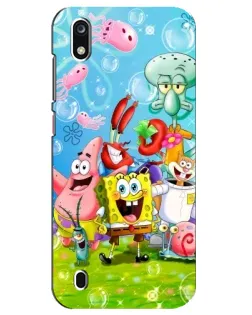 Чехол для ZTE Blade A7 (2019) с картинкой «Губка Боб и друзья» Чехол для ZTE Blade A7 (2019) с картинкой «Губка Боб и друзья»