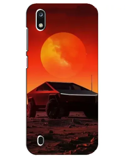Чехол для ZTE Blade A7 (2019) с картинкой «Cybertruck на Марсе»