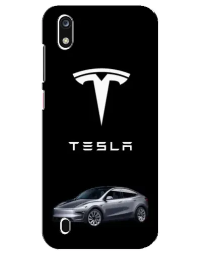 Чехол для ZTE Blade A7 (2019) с картинкой «Tesla Model Y»