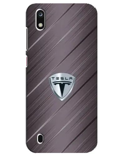 Чехол для ZTE Blade A7 (2019) с картинкой «Металлическая текстура Tesla»
