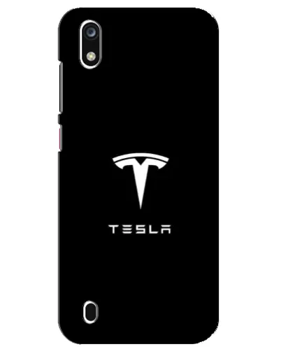 Чехол для ZTE Blade A7 (2019) с картинкой «Tesla White Logo»
