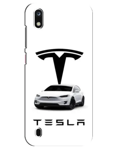 Чехол для ZTE Blade A7 (2019) с картинкой «Tesla White Style»
