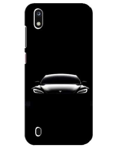 Чехол для ZTE Blade A7 (2019) с картинкой «Фары Tesla Night»