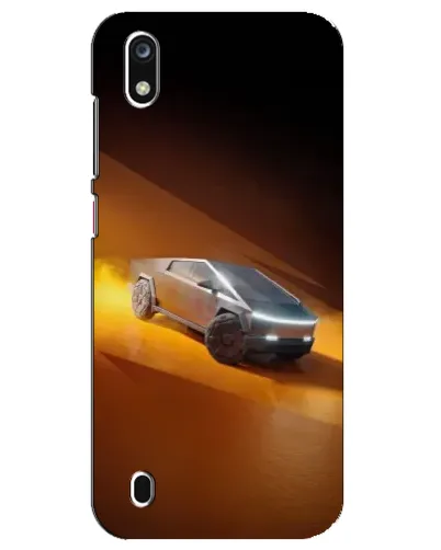 Чехол для ZTE Blade A7 (2019) с картинкой «Cybertruck в пустыне»
