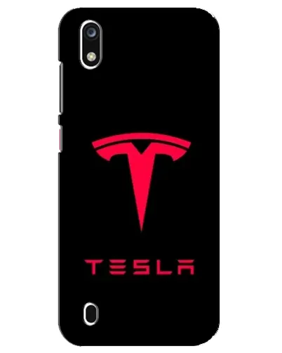 Чехол для ZTE Blade A7 (2019) с картинкой «Tesla Red Logo»