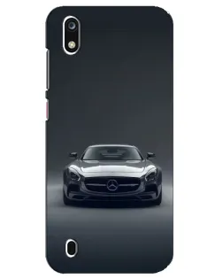 Чехол для ZTE Blade A7 (2019) с картинкой «Mercedes на черном»