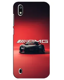 Чехол для ZTE Blade A7 (2019) с картинкой «Mercedes AMG — красная линия»